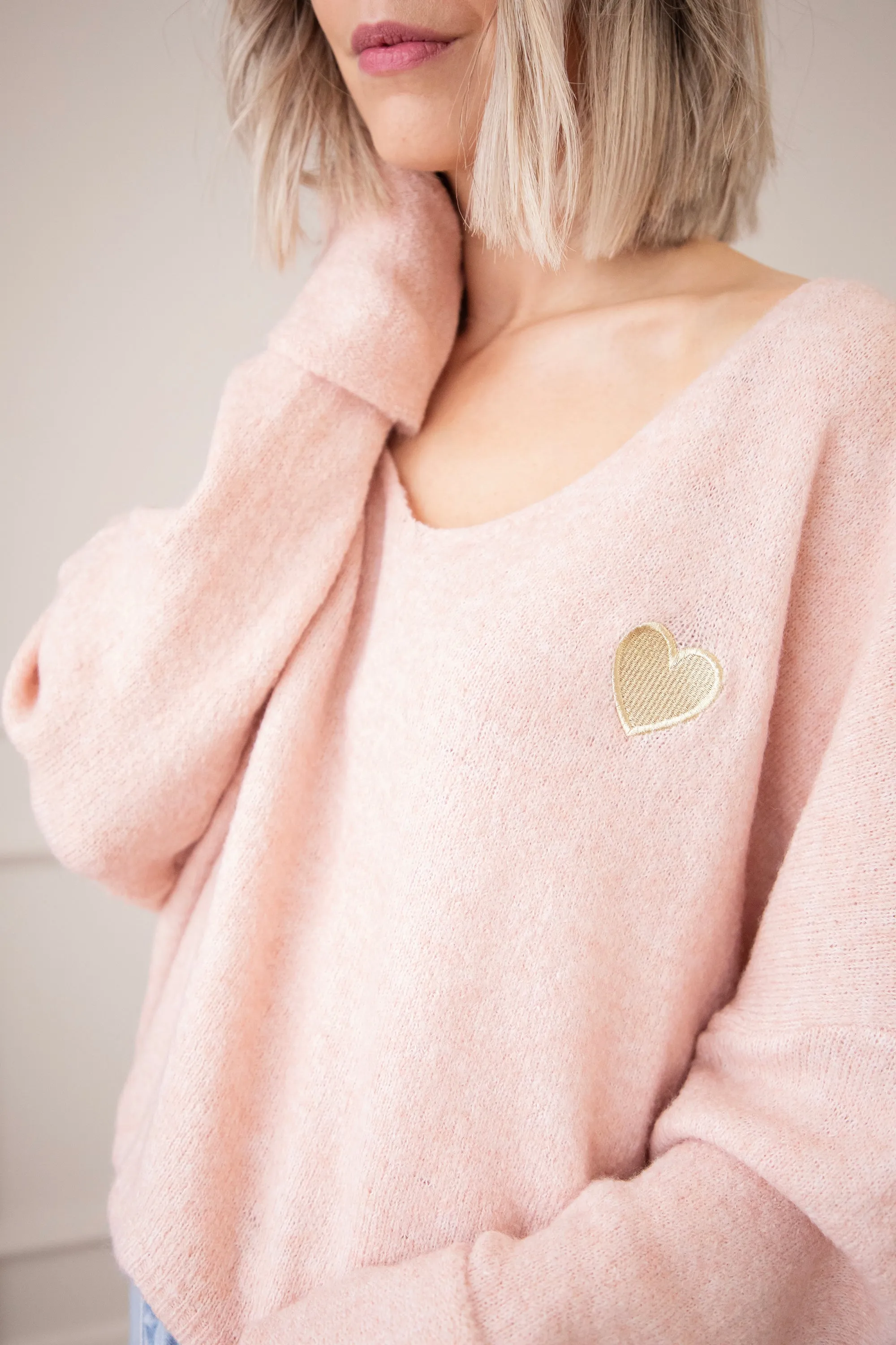 Soft Hearted Rose/Gold - Trui