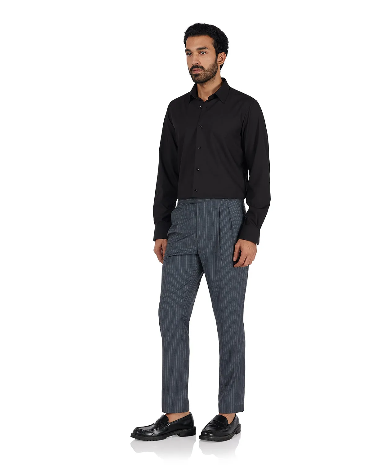 Stretch Dobby Shirt - Black