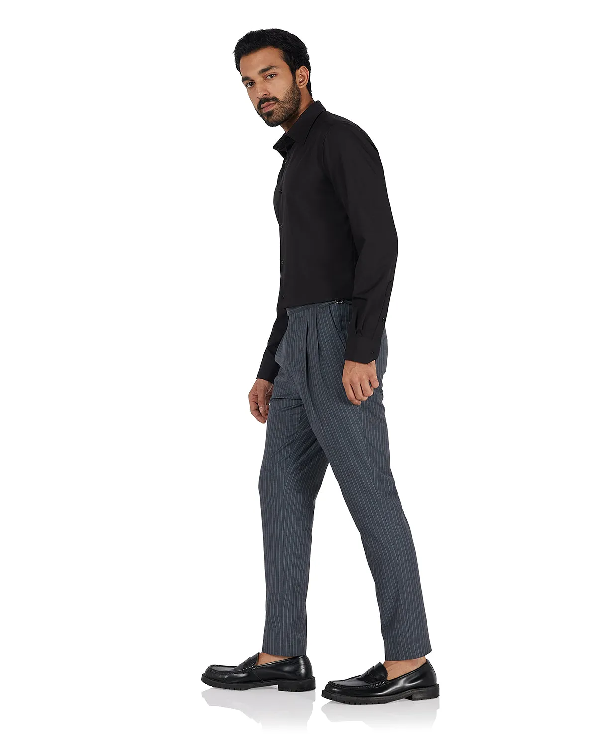 Stretch Dobby Shirt - Black