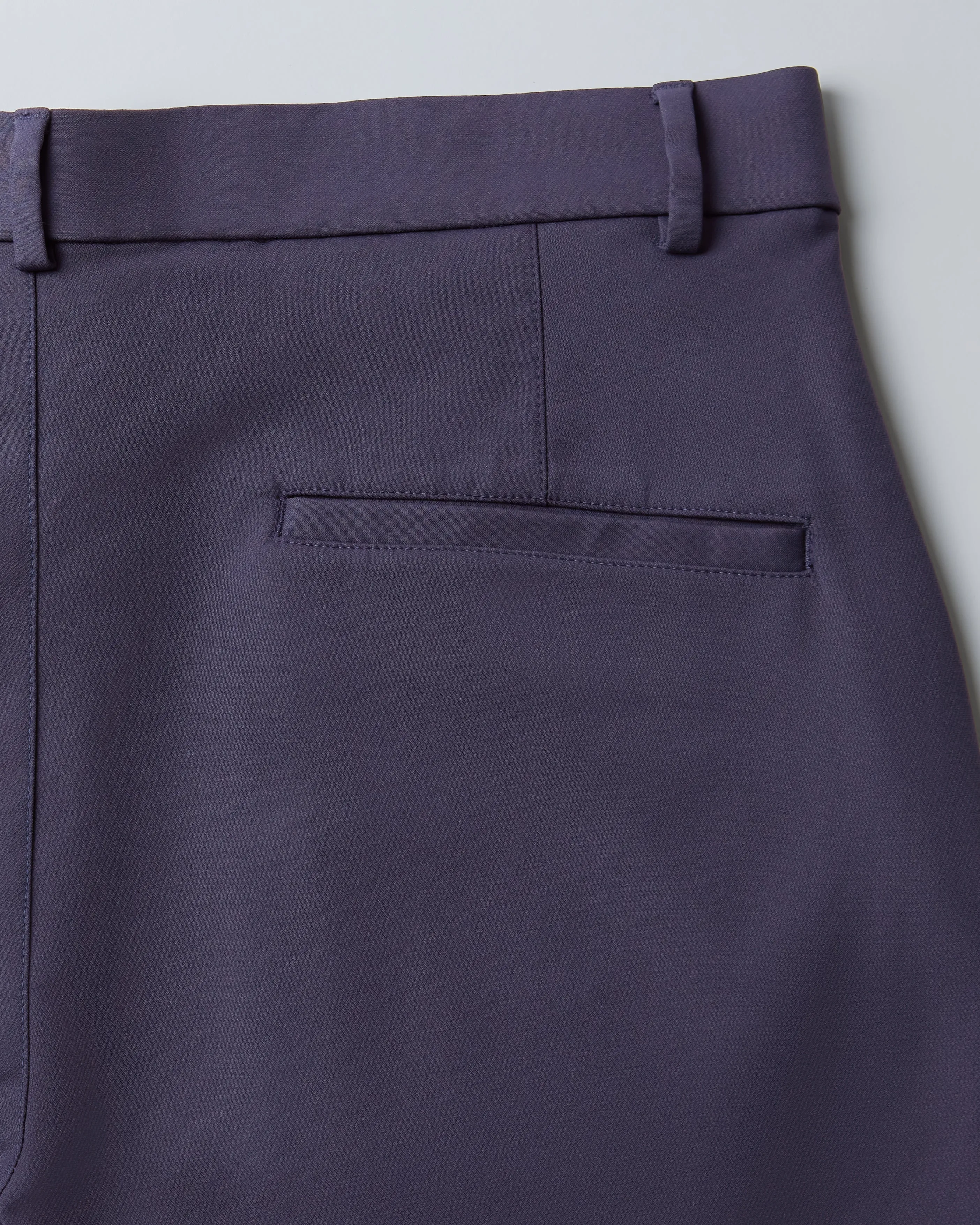 Tailored 4-Way Stretch Nylon Smart Pants - Dark Grey
