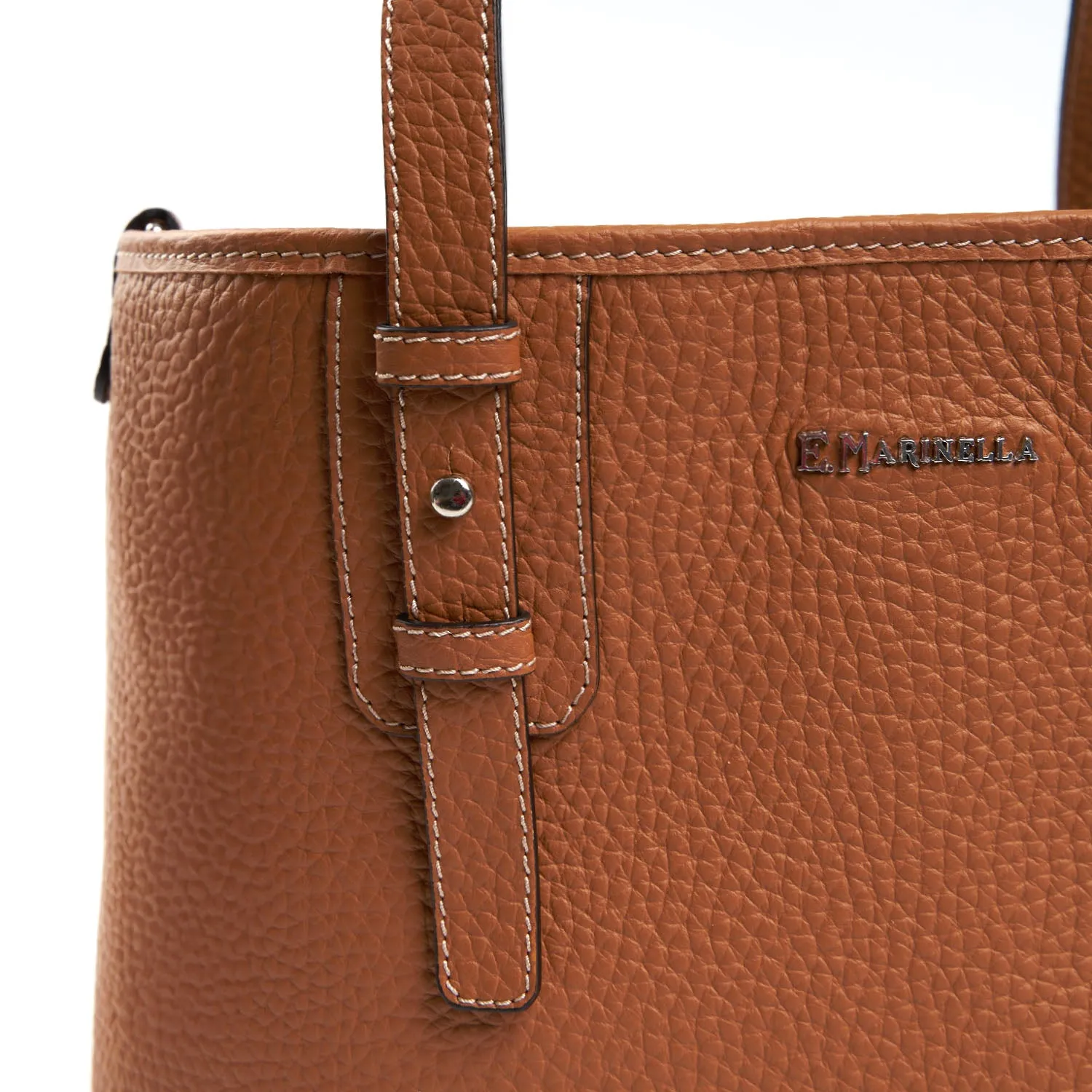 TAN MIDI TOTE BAG