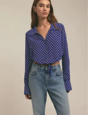 The Parker Top Venetian Ditsy Dot