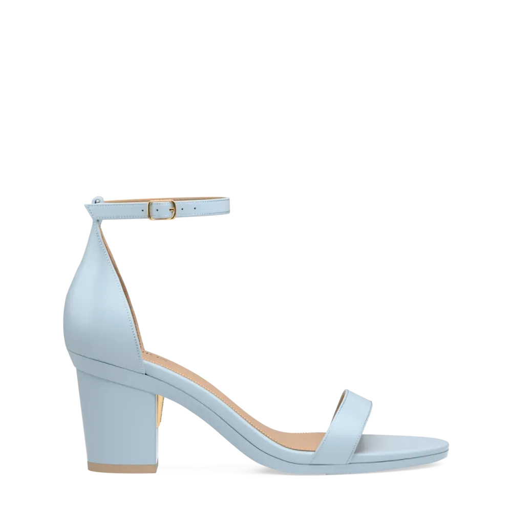 The Pashionista - Baby Blue Leather 3 Block