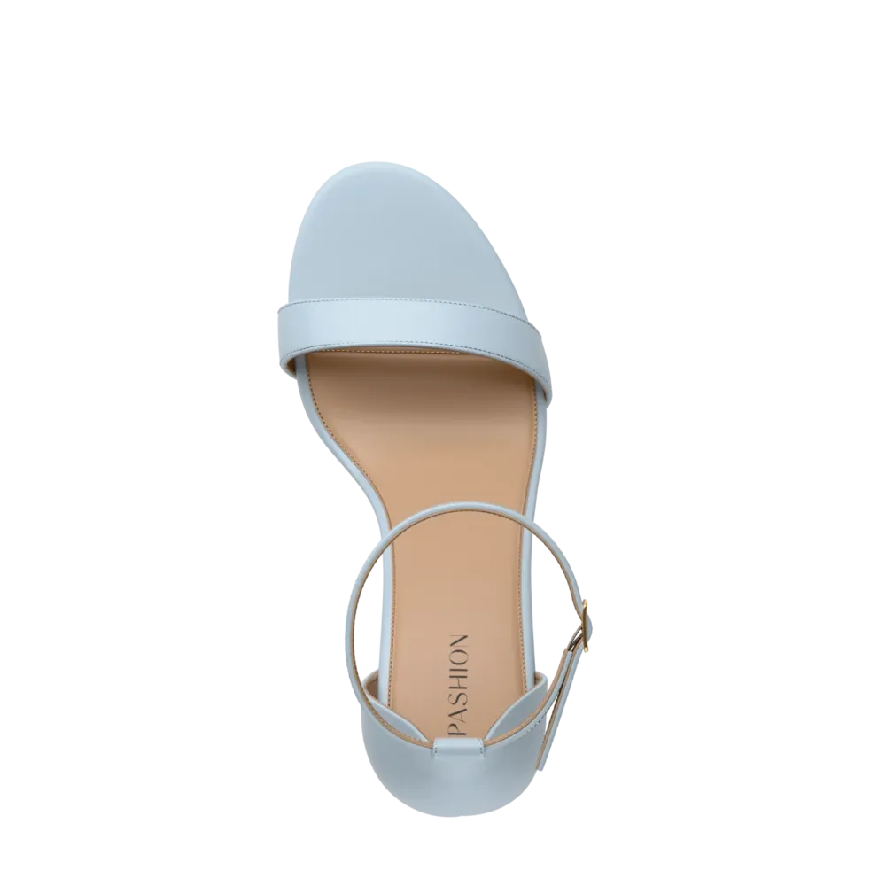 The Pashionista - Baby Blue Leather 3 Block