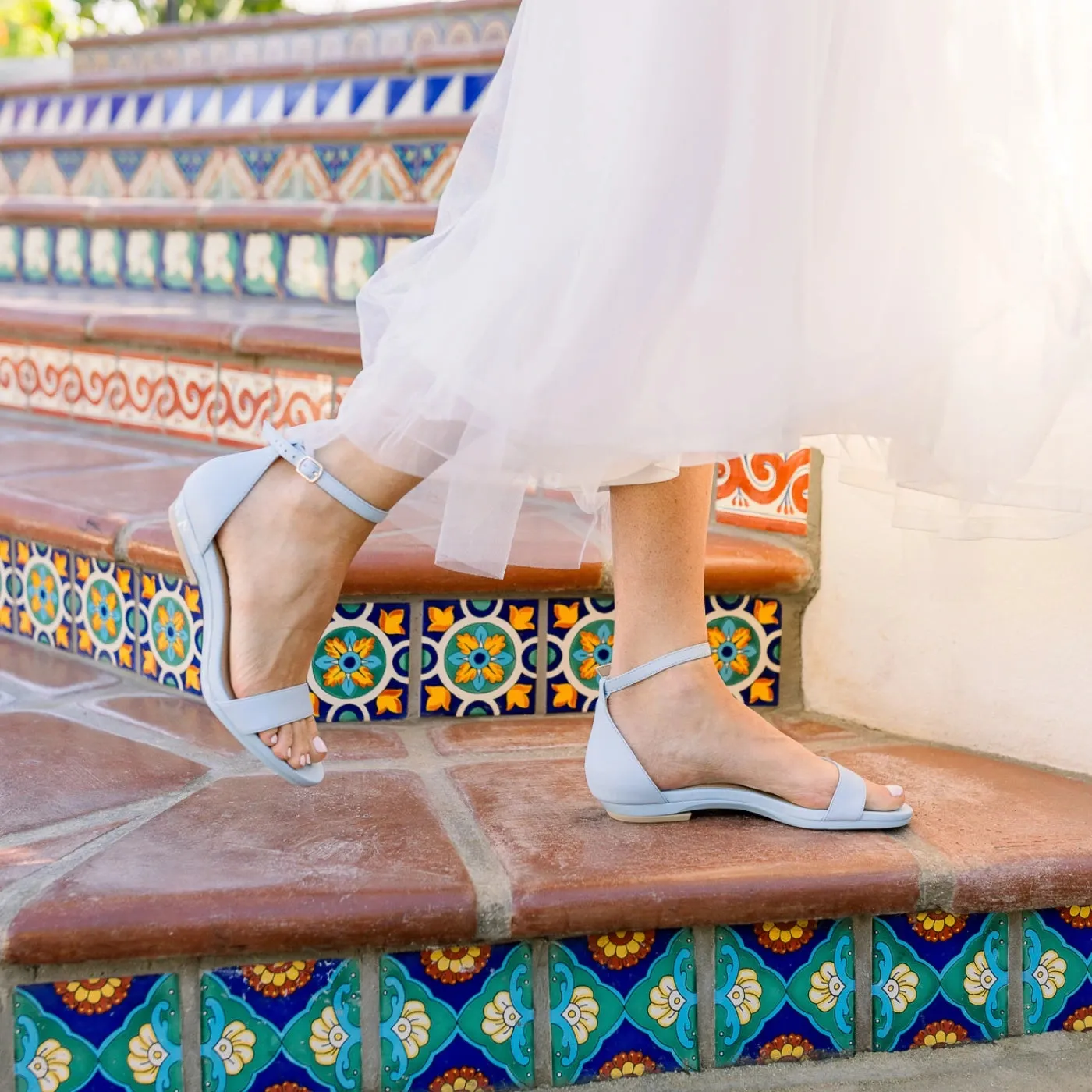 The Pashionista - Baby Blue Leather 3 Block