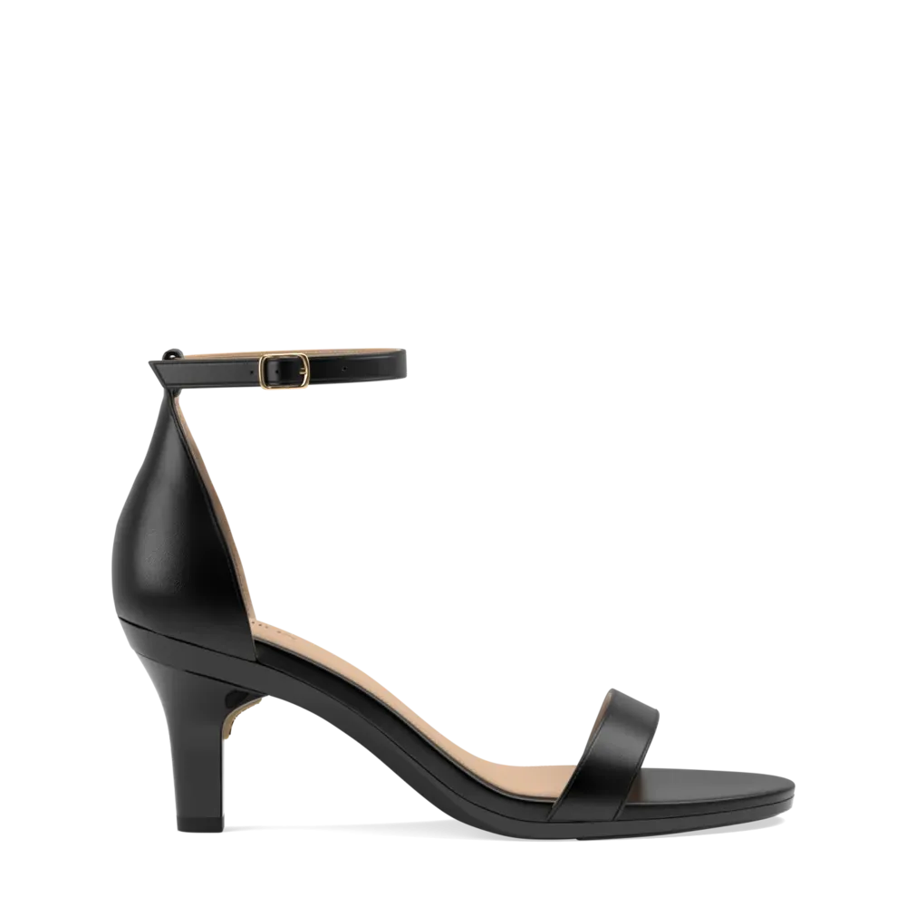 The Pashionista - Coal Leather   Stiletto Heel Kit 3 Coal