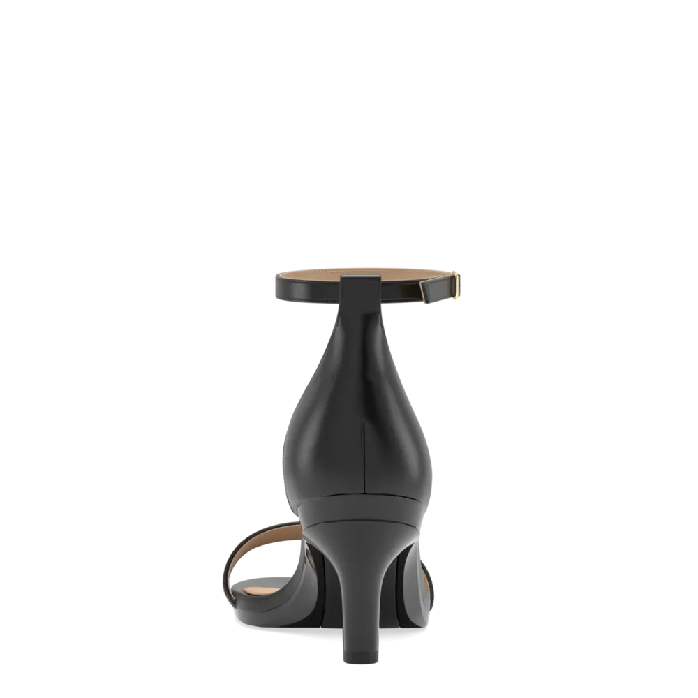 The Pashionista - Coal Leather   Stiletto Heel Kit 3 Coal