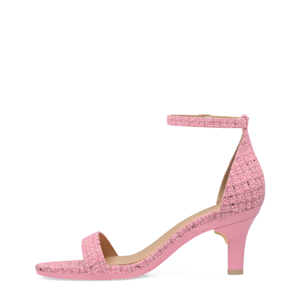 The Pashionista - Pink Tweed 3 Stiletto