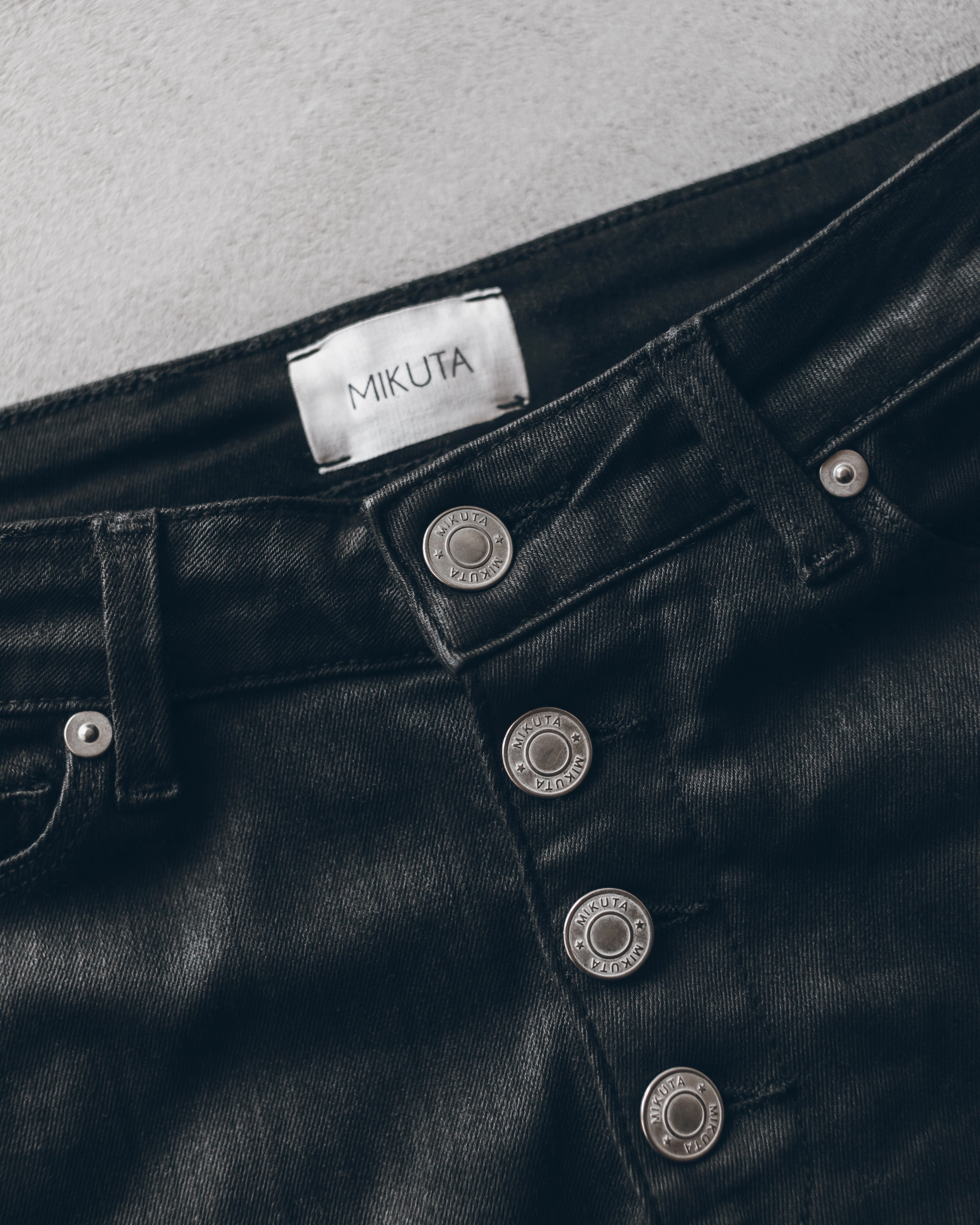The Black Coated Jeans