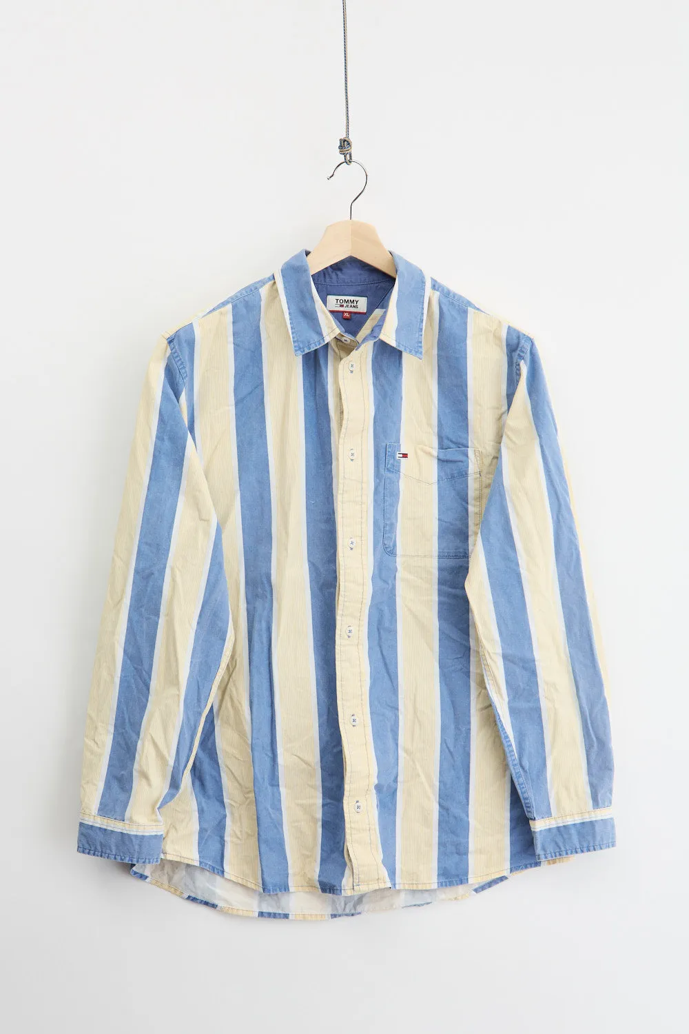 Tommy Hilfiger Stripe Twill Shirt (XL)