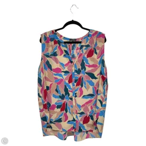 Top Sleeveless By Not Your Daughters Jeans In Multi-colored, Size: Xl