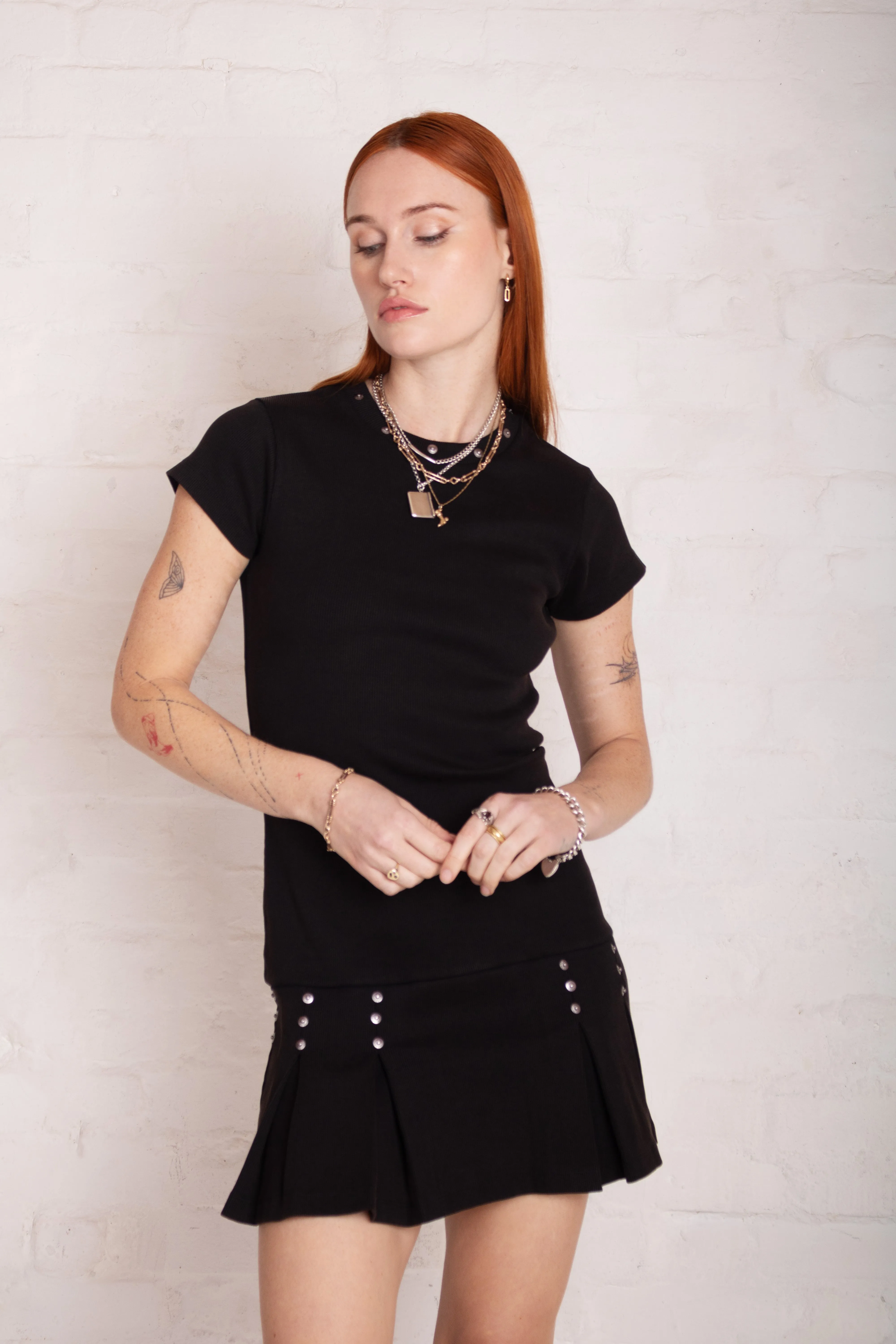 Transit Studded Mini Dress