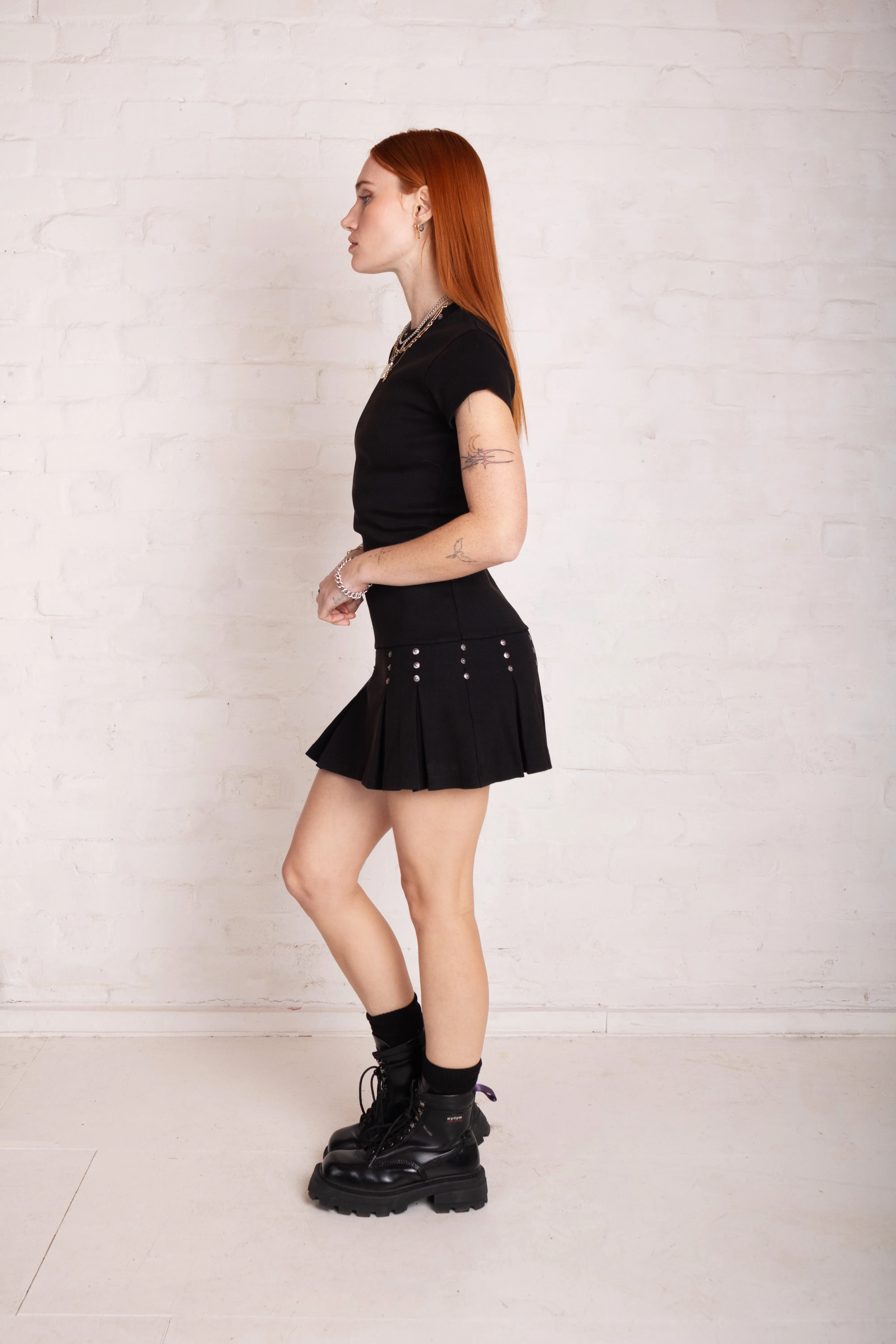 Transit Studded Mini Dress