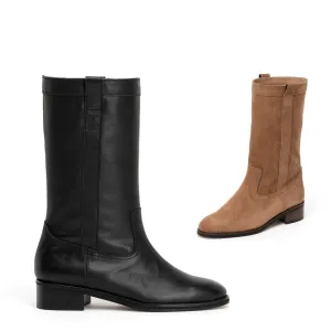 *UK size 2.5 - CHILLIN -black, 3.5cm heels