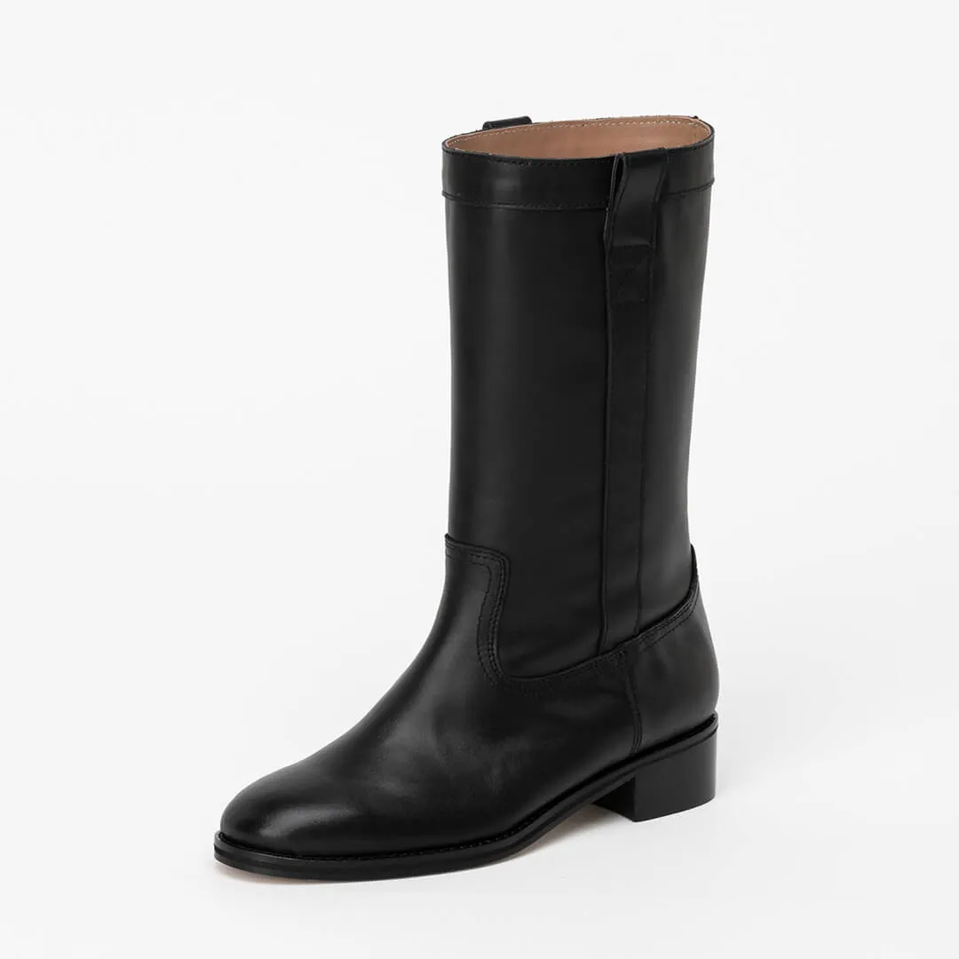 *UK size 2.5 - CHILLIN -black, 3.5cm heels
