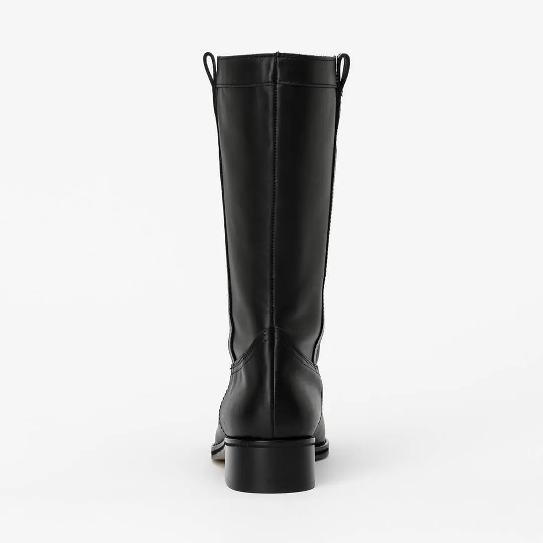 *UK size 2.5 - CHILLIN -black, 3.5cm heels