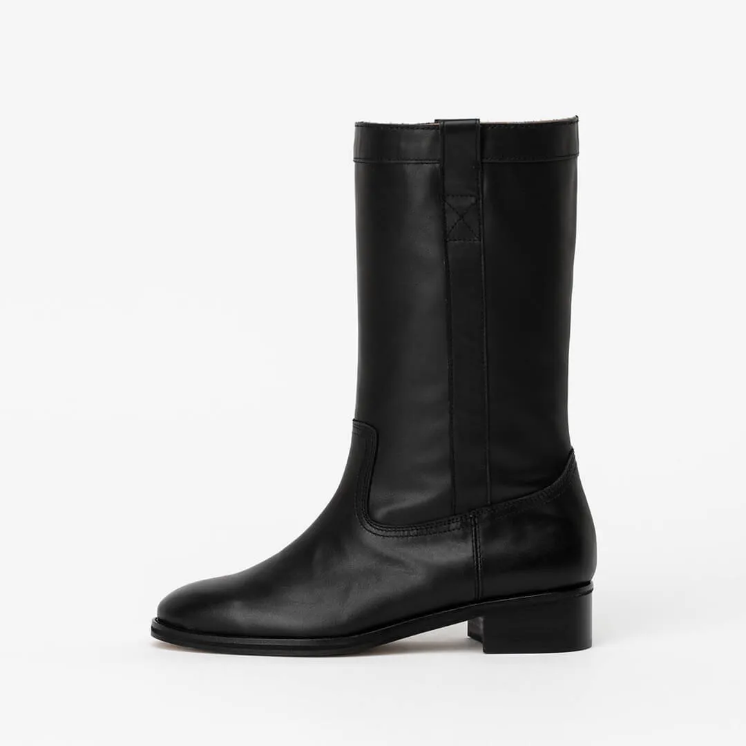 *UK size 2.5 - CHILLIN -black, 3.5cm heels