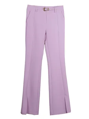 Versace Jeans Couture Belted Flared Mid-Rise Jeans