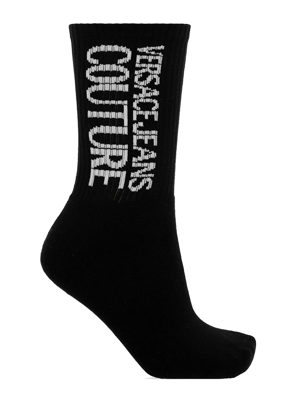 Versace Jeans Couture Logo Intarsia Mid-Length Socks