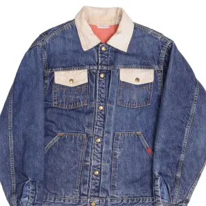 VINTAGE BUCKAROO BIG SMITH PLEATED DENIM JACKET TYPE 2 1960S SIZE 42 MADE IN USA