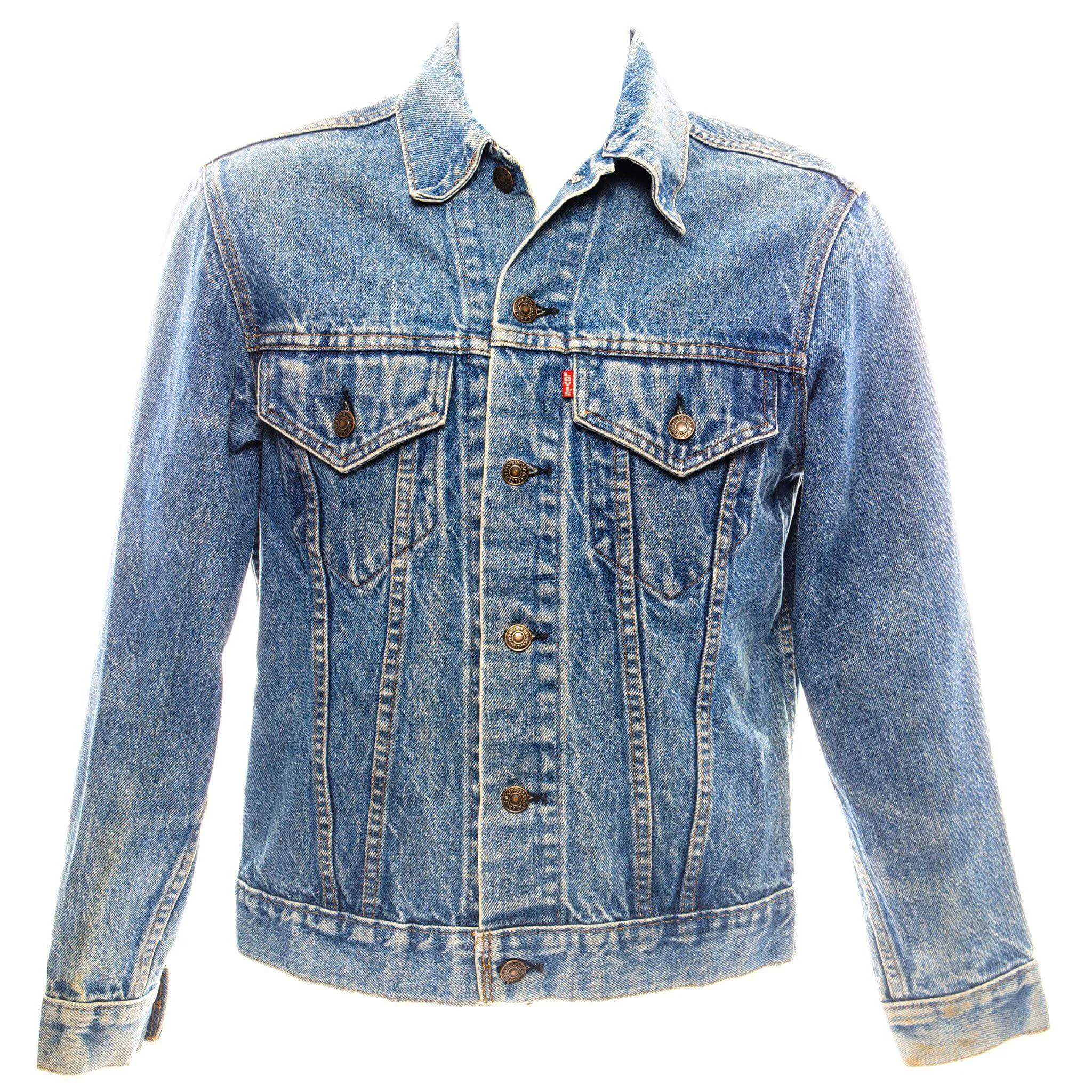 VINTAGE LEVIS JACKET SINGLE STITCH SIZE 36 MADE IN USA