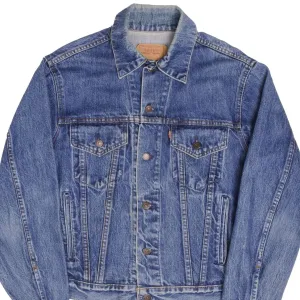 VINTAGE LEVIS TYPE 3 DENIM JACKET 4 POCKETS 1980S SIZE 44