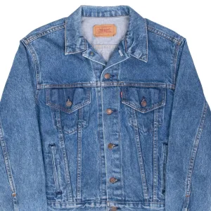 VINTAGE LEVIS TYPE 3 DENIM JACKET 4 POCKETS 70506 0214 1980S SIZE 44 MADE IN USA
