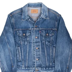 VINTAGE LEVIS TYPE 3 DENIM JACKET 4 POCKETS 70506 1980S SIZE 44 MADE IN USA