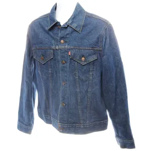 VINTAGE LEVIS TYPE 3 JACKET 2 POCKETS SINGLE STITCH SIZE 42 MADE IN USA