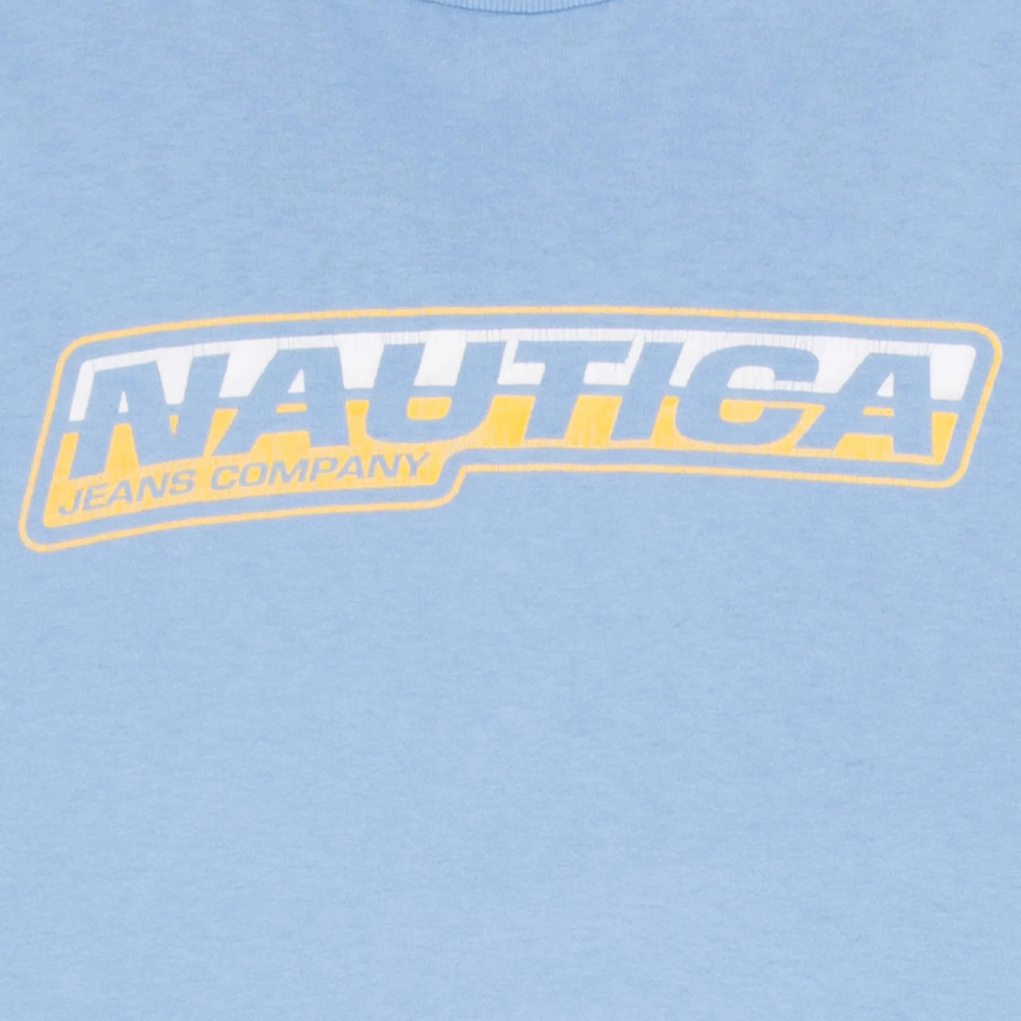 VINTAGE NAUTICA JEANS BLUE LONG SLEEVE TEE SHIRT 2000S MEDIUM
