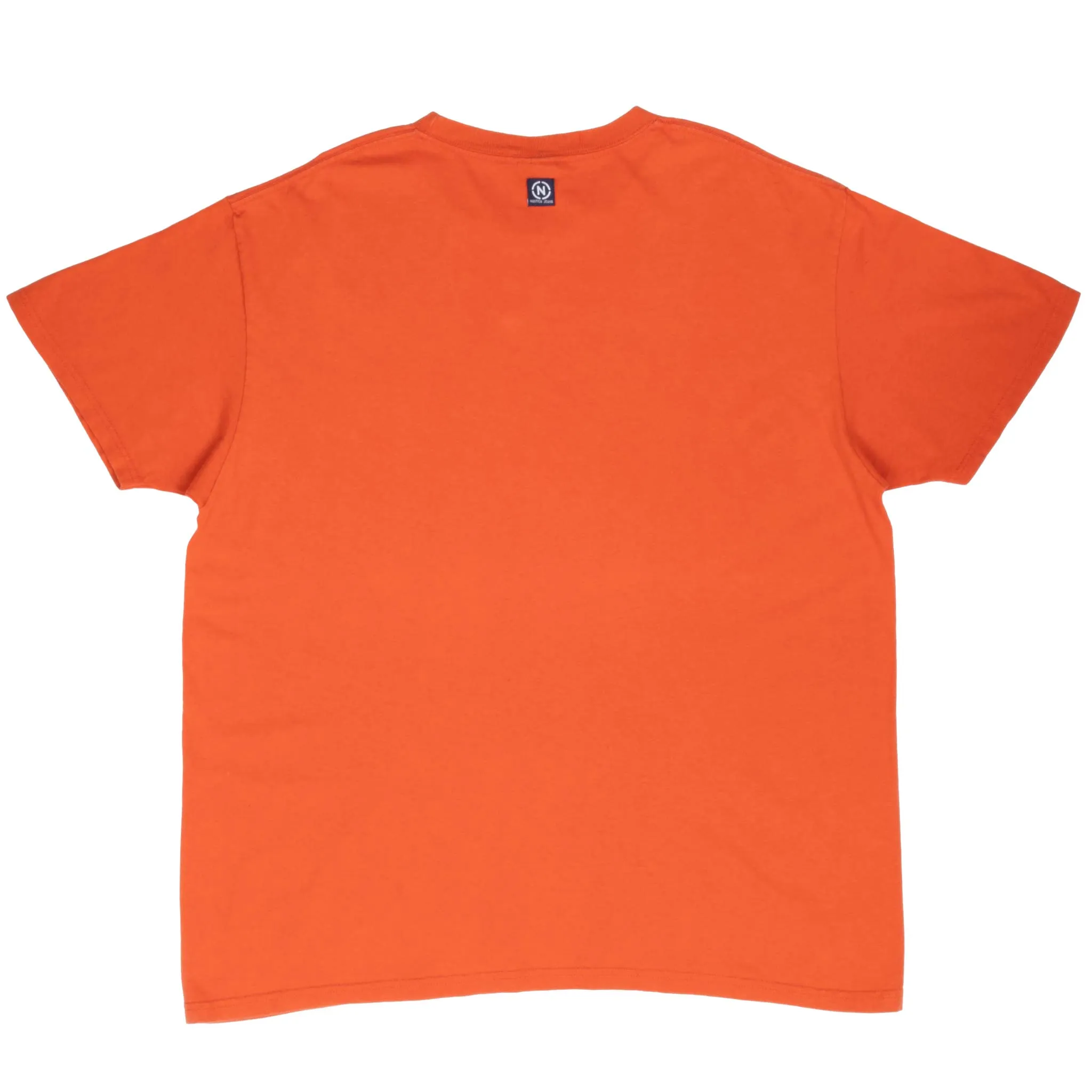 VINTAGE NAUTICA JEANS ORANGE TEE SHIRT 2000S LARGE