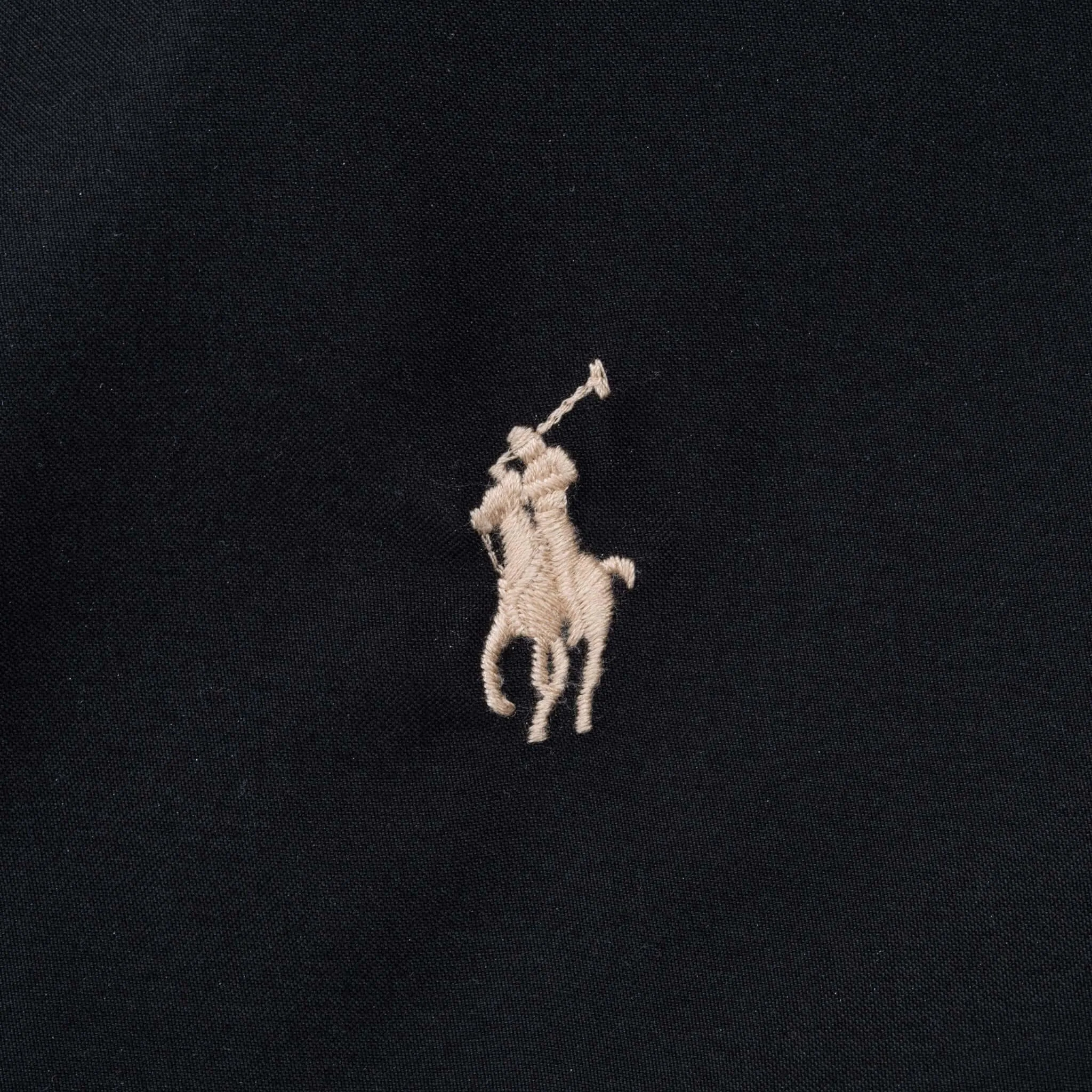 VINTAGE POLO RALPH LAUREN BLACK HARRINGTON GOLF JACKET LARGE