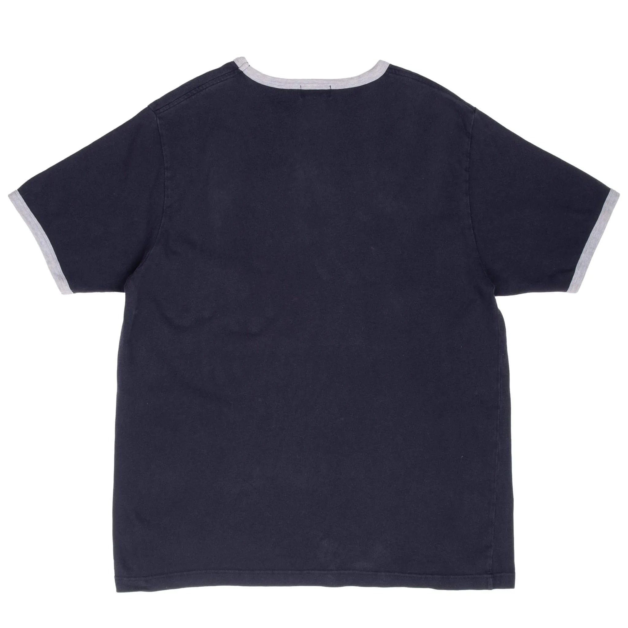 VINTAGE RALPH LAUREN POLO JEANS CO NAVY BLUE TEE SHIRT 1990S XL MADE IN USA