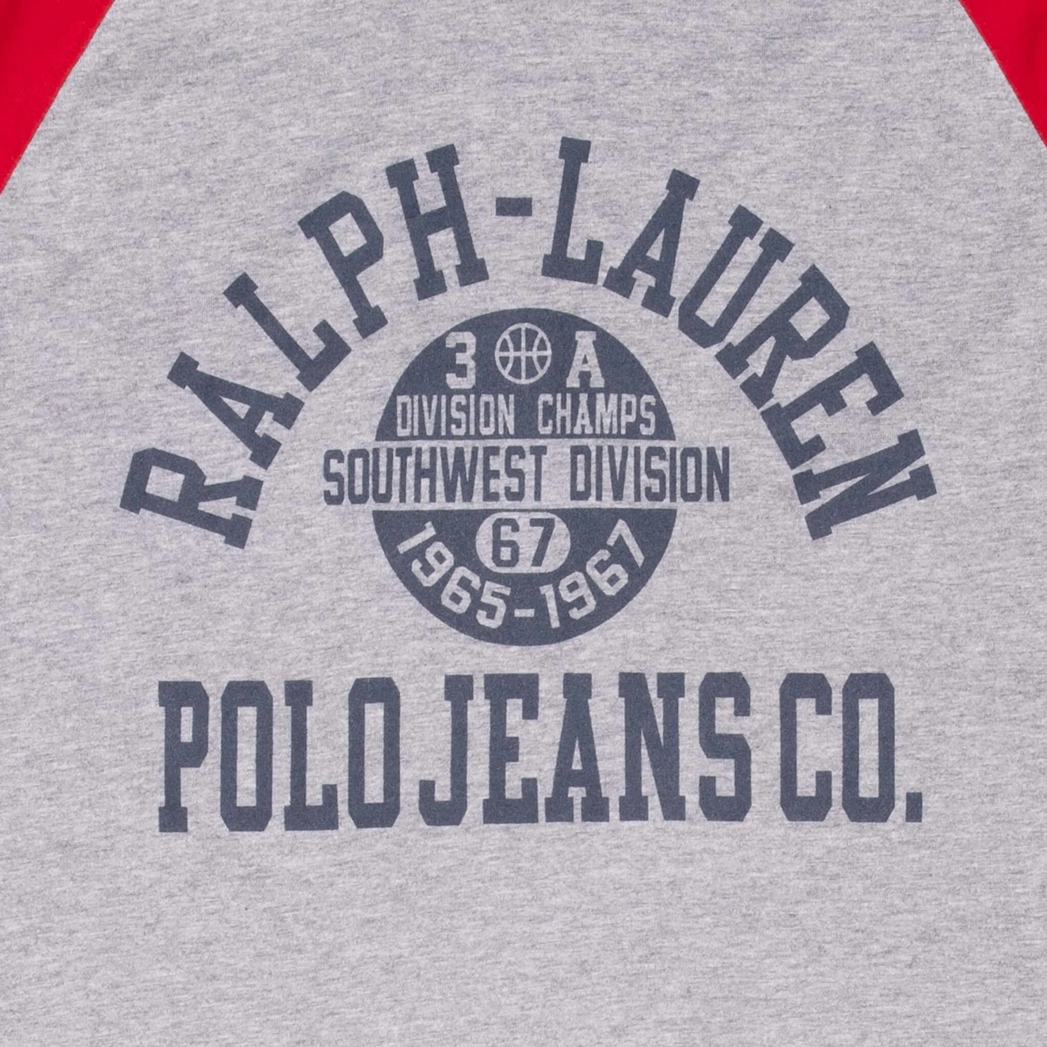 VINTAGE RALPH LAUREN POLO JEANS REGLAN SLEEVE TEE SHIRT 1990S XL MADE IN USA