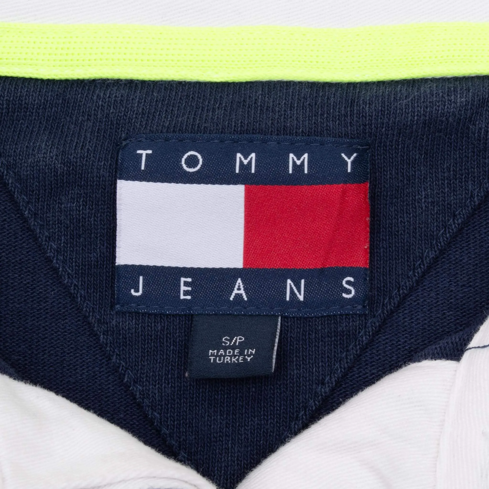 VINTAGE TOMMY HILFIGER JEANS RUGBY POLO SHIRT SMALL