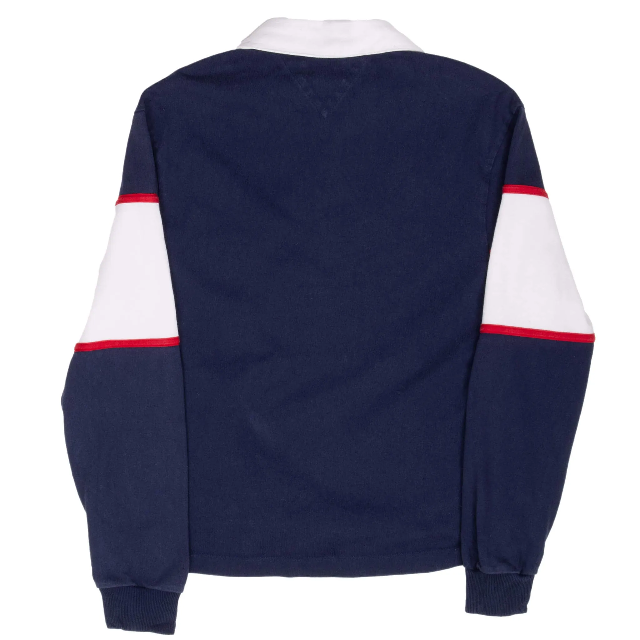 VINTAGE TOMMY HILFIGER JEANS RUGBY POLO SHIRT SMALL