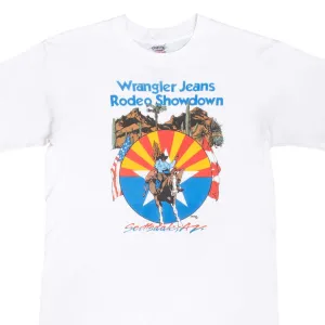 VINTAGE WRANGLER JEANS RODEO 1990S TEE SHIRT LARGE MADE IN USA