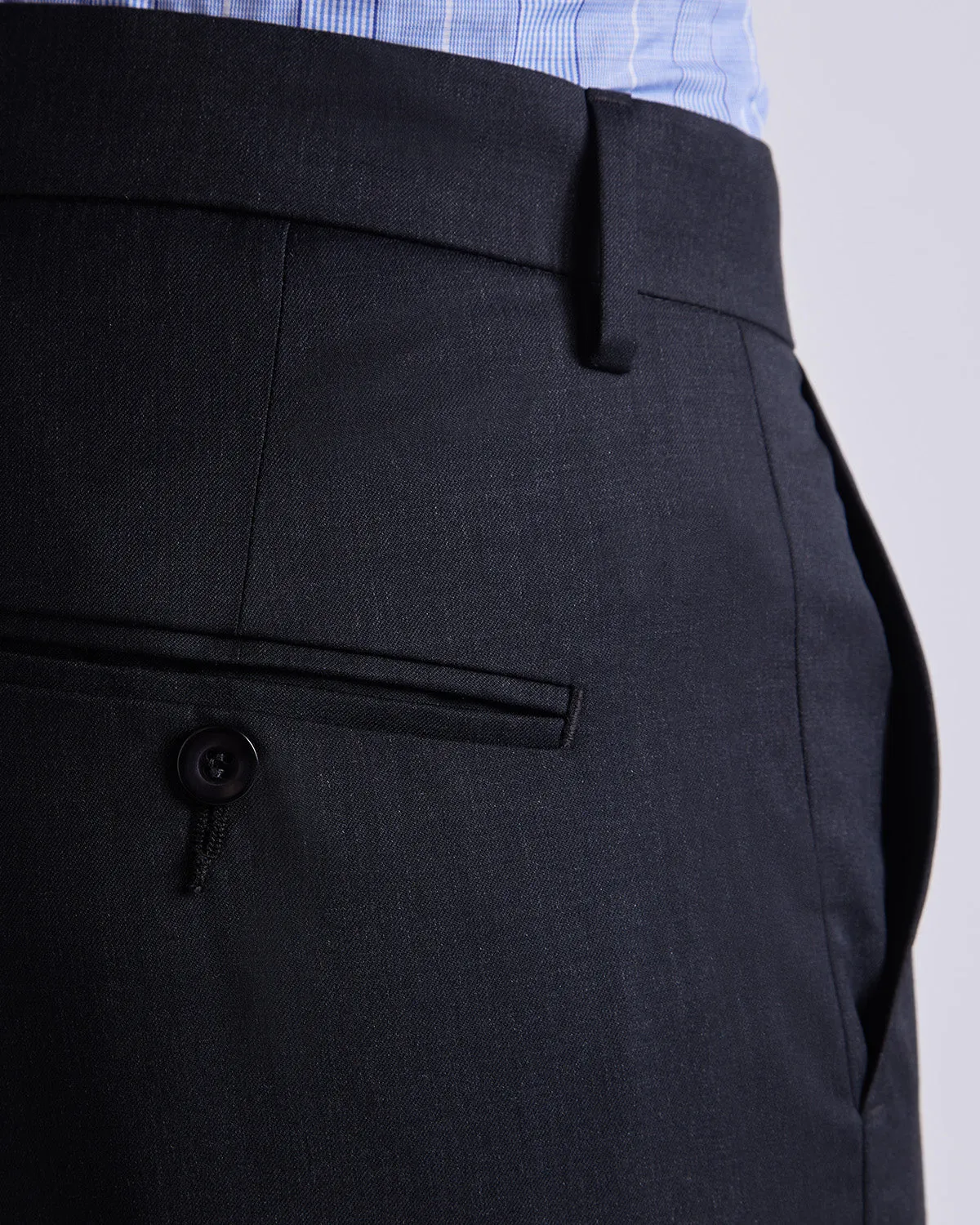 Visionary Blended Wool Dress Pants - Black