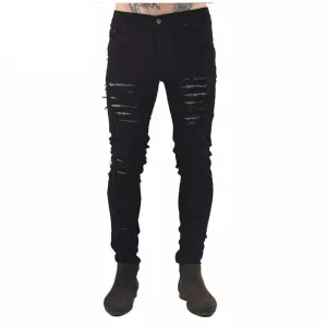 West Louis™ Hip Hop Swag Distressed Slim Jeans [ 3 colors ]