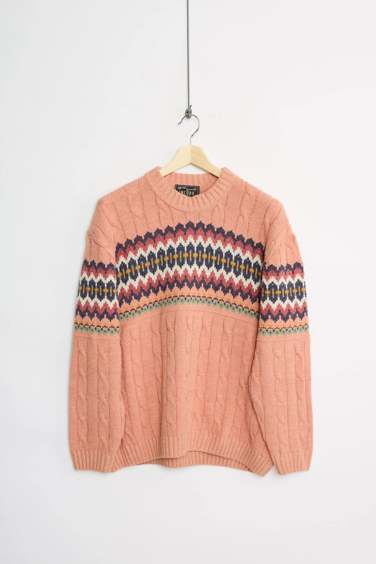 Y2K Italian pattern knit (XL)