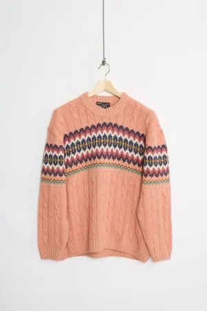 Y2K Italian pattern knit (XL)