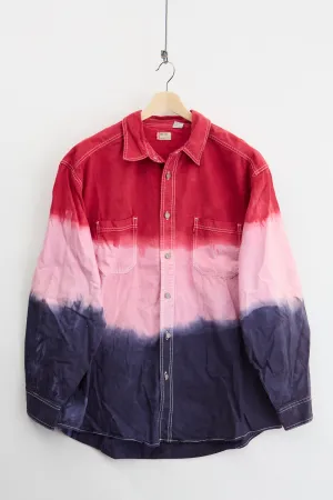 Y2K Levi's dip dyed denim shirt (XL)