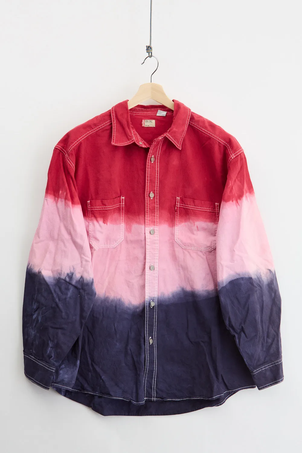 Y2K Levi's dip dyed denim shirt (XL)