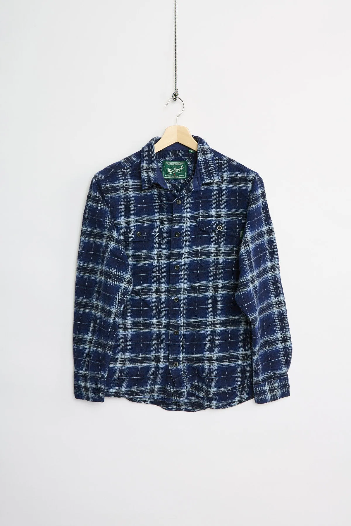 Y2K Woolrich heavy flannel overshirt (M)