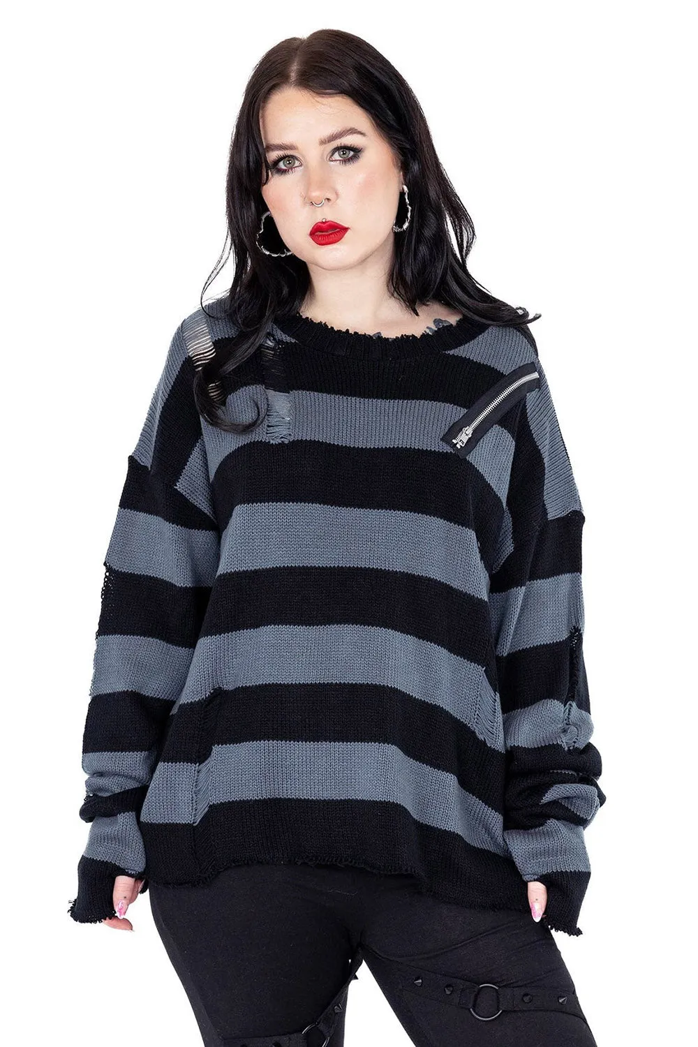 Your Worst Nightmare Jumper [Black/Grey]