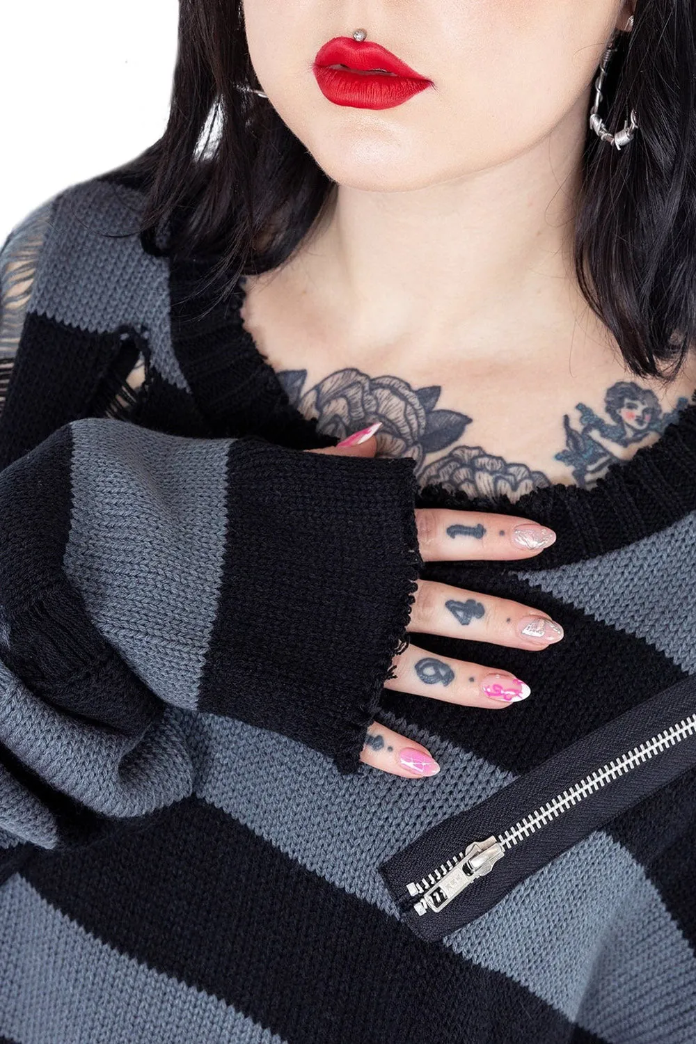 Your Worst Nightmare Jumper [Black/Grey]