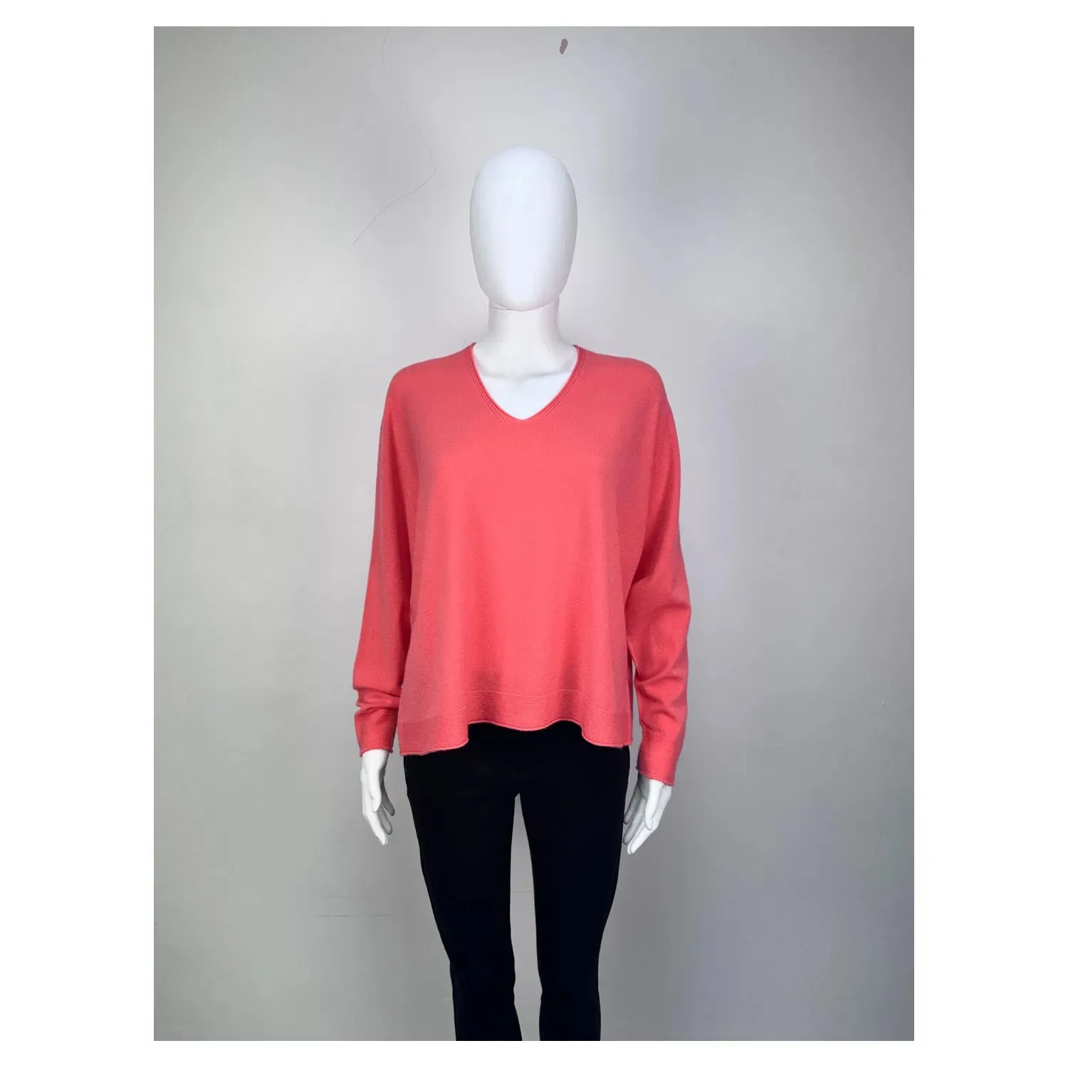 Yvonne Relaxed Fit V Neck Jumper
