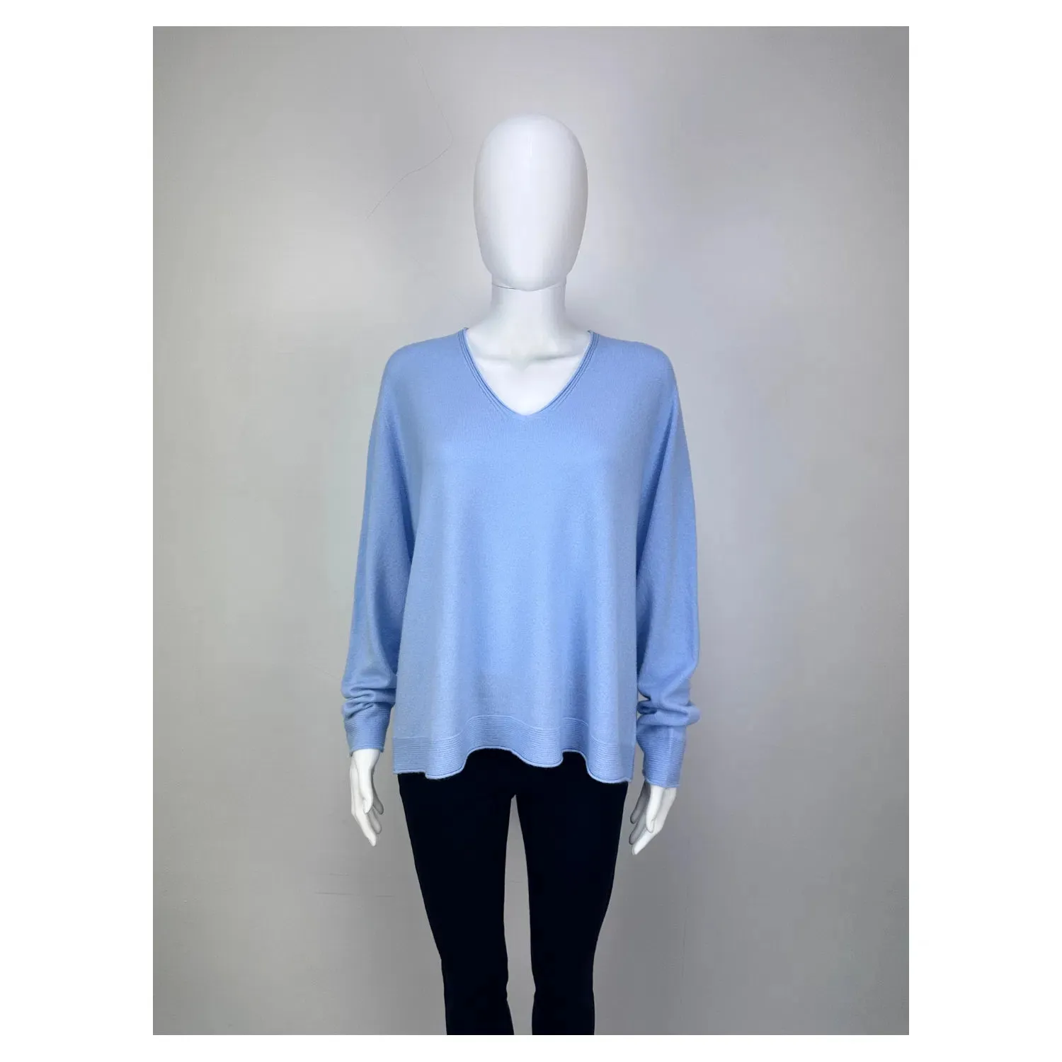 Yvonne Relaxed Fit V Neck Jumper