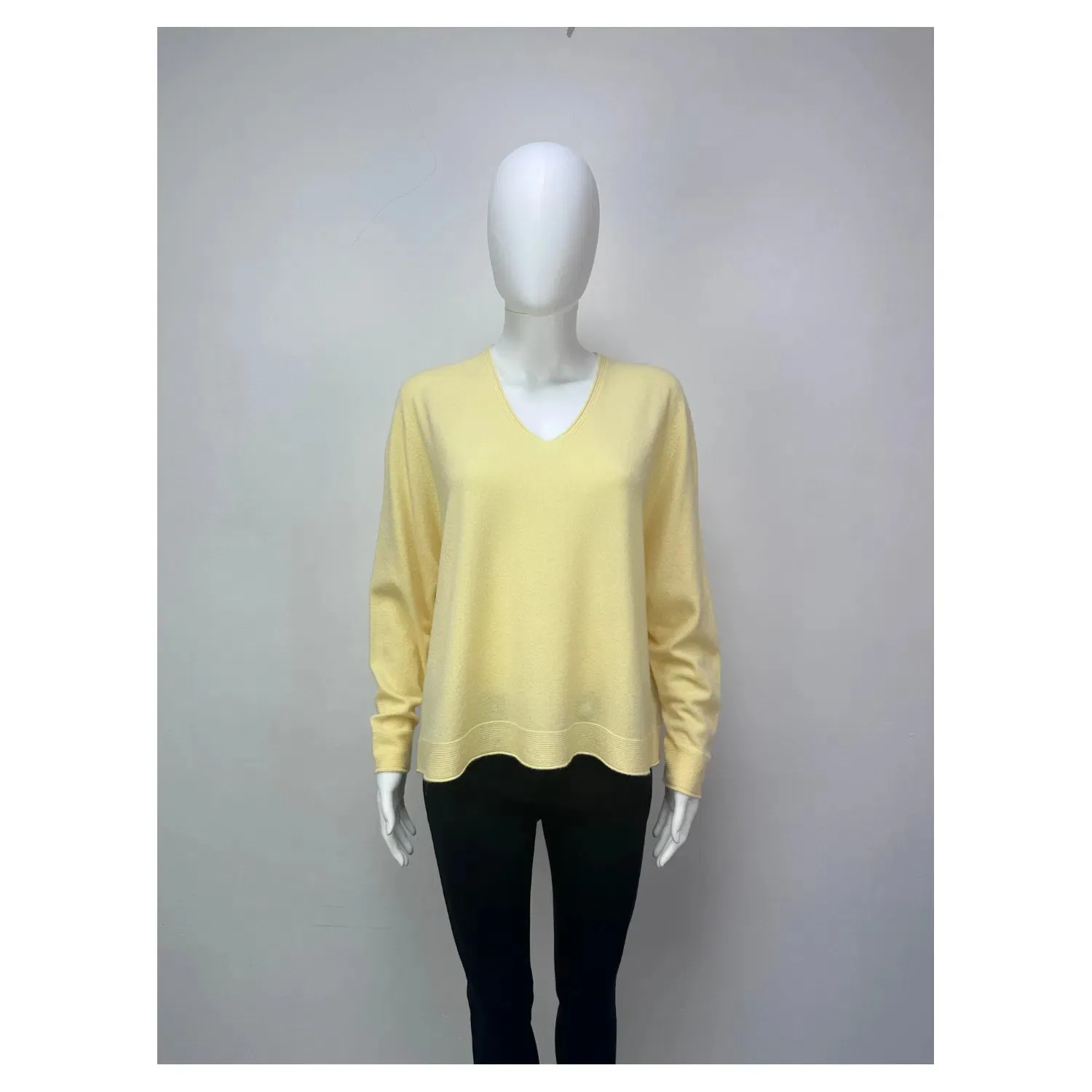 Yvonne Relaxed Fit V Neck Jumper